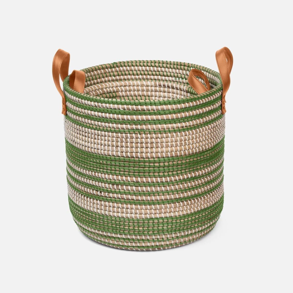 Pigeon and Poodle - PP002449 - Olinda Basket - Olinda - Green/Natural Seagrass