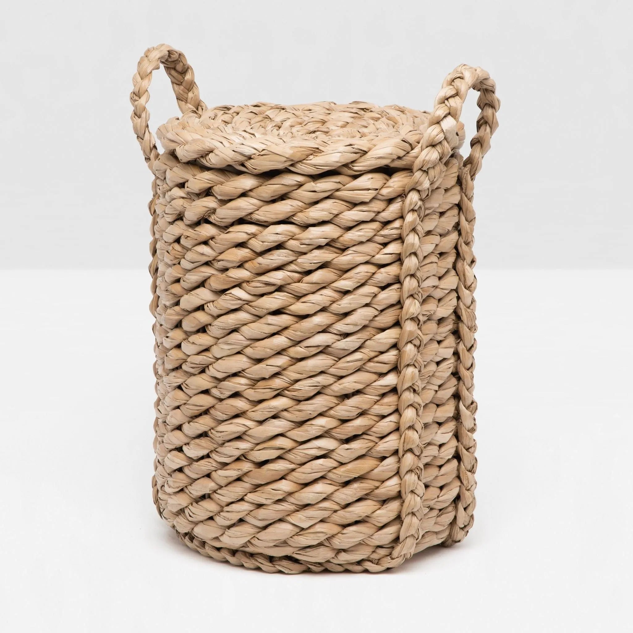 Pigeon and Poodle - PP002453 - Royan Round Hamper - Royan - Woven Seagrass