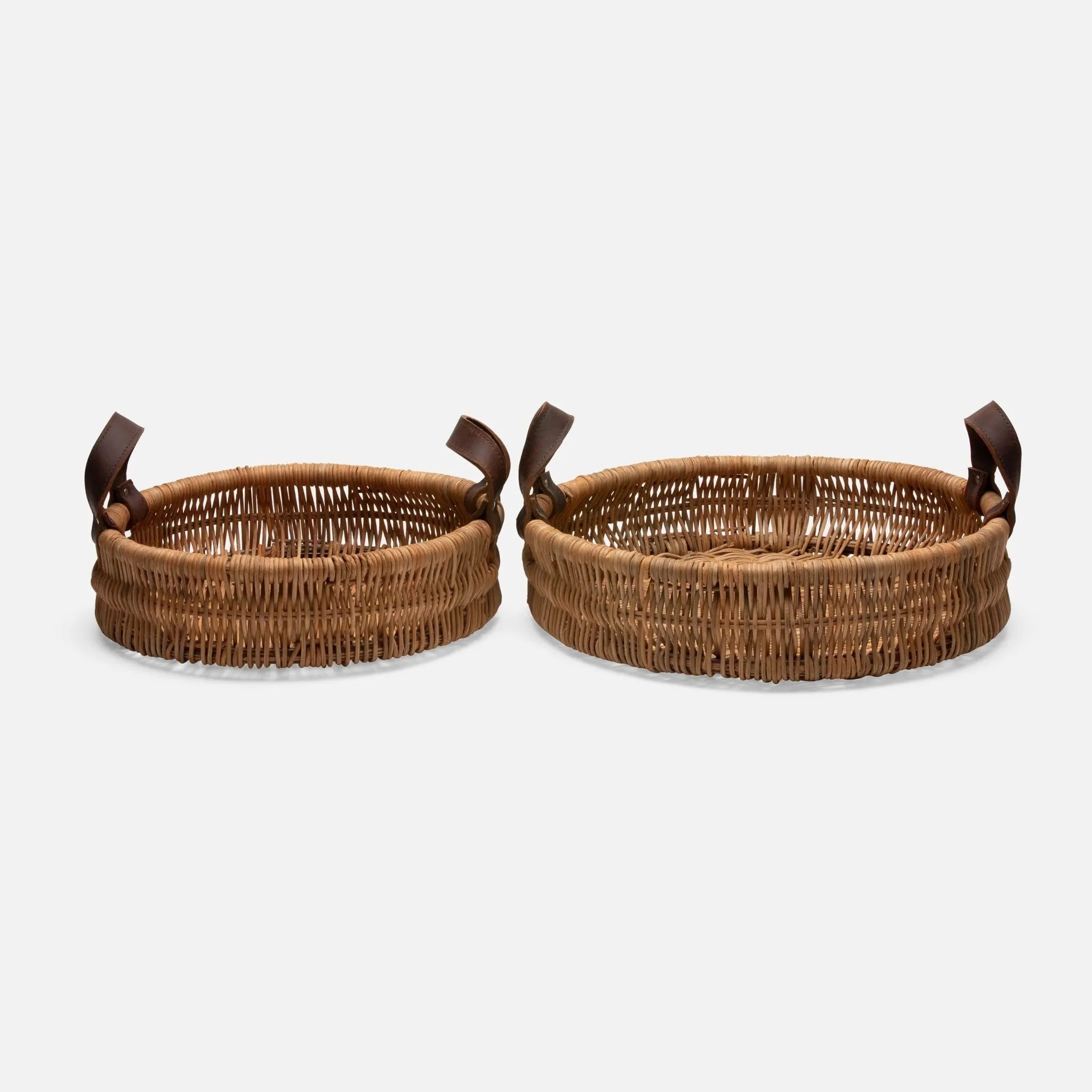 Pigeon and Poodle - PP004409 - Yakima Round Baskets - Yakima - Natural Wicker