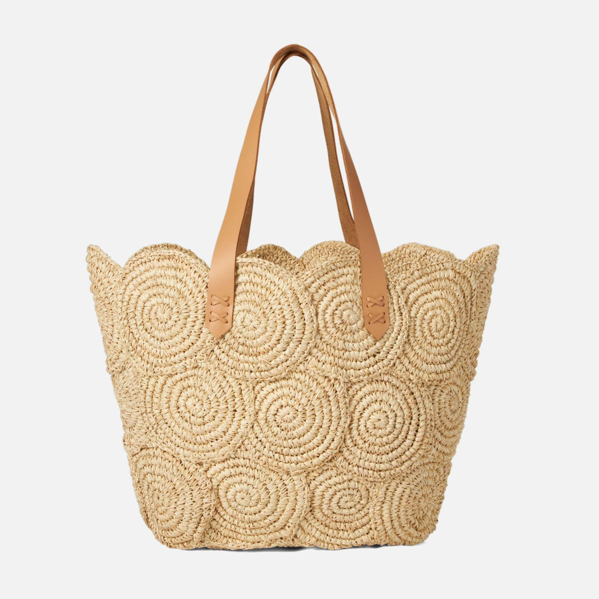 Pigeon and Poodle - PP004961 - Blair Shopper Bag - Blair - Natural Raffia