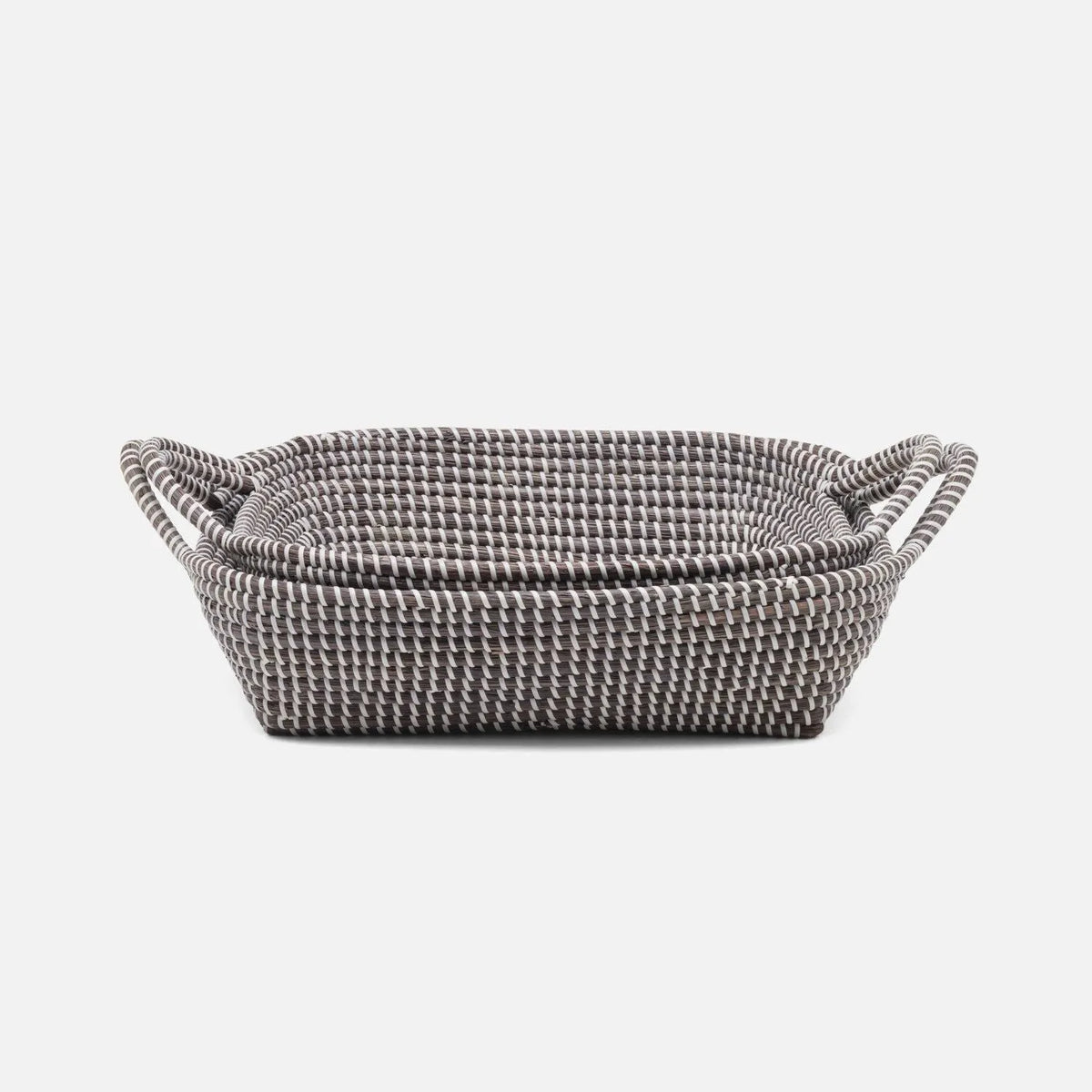 Pigeon and Poodle - PP006813 - Roslyn Storage Baskets - Roslyn - Gray/White Seagrass