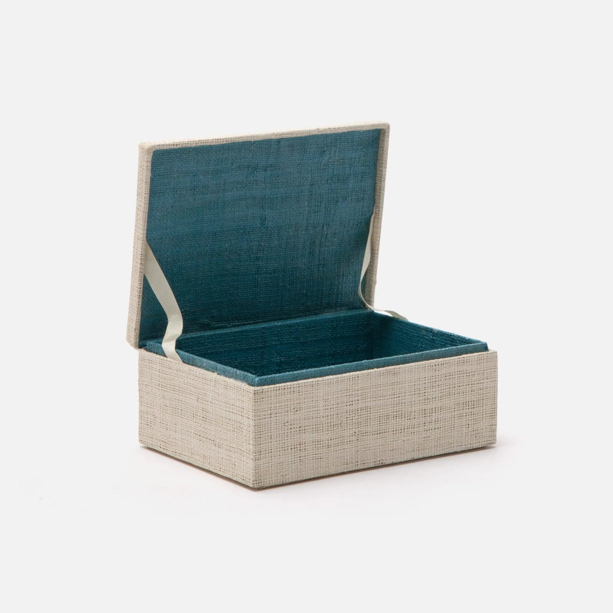 Pigeon and Poodle - PP002645 - Bayan Woven Raffia Box - Bayan - Natural Raffia