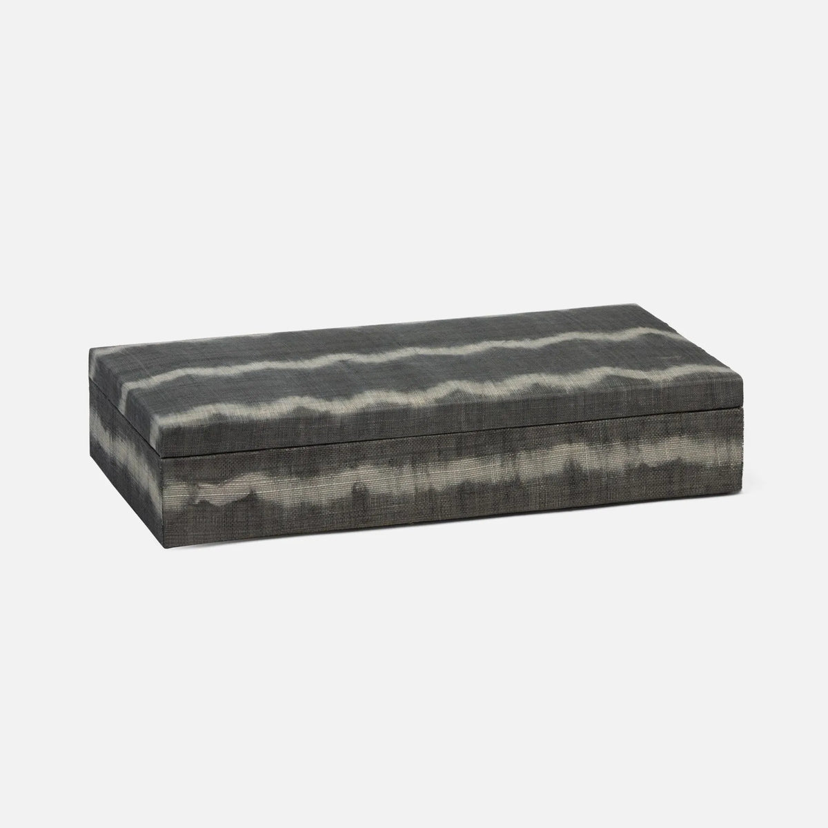 Pigeon and Poodle - PP002699 - Maili Tie-Dye Boxes - Maili - Gray Tie Dye Abaca