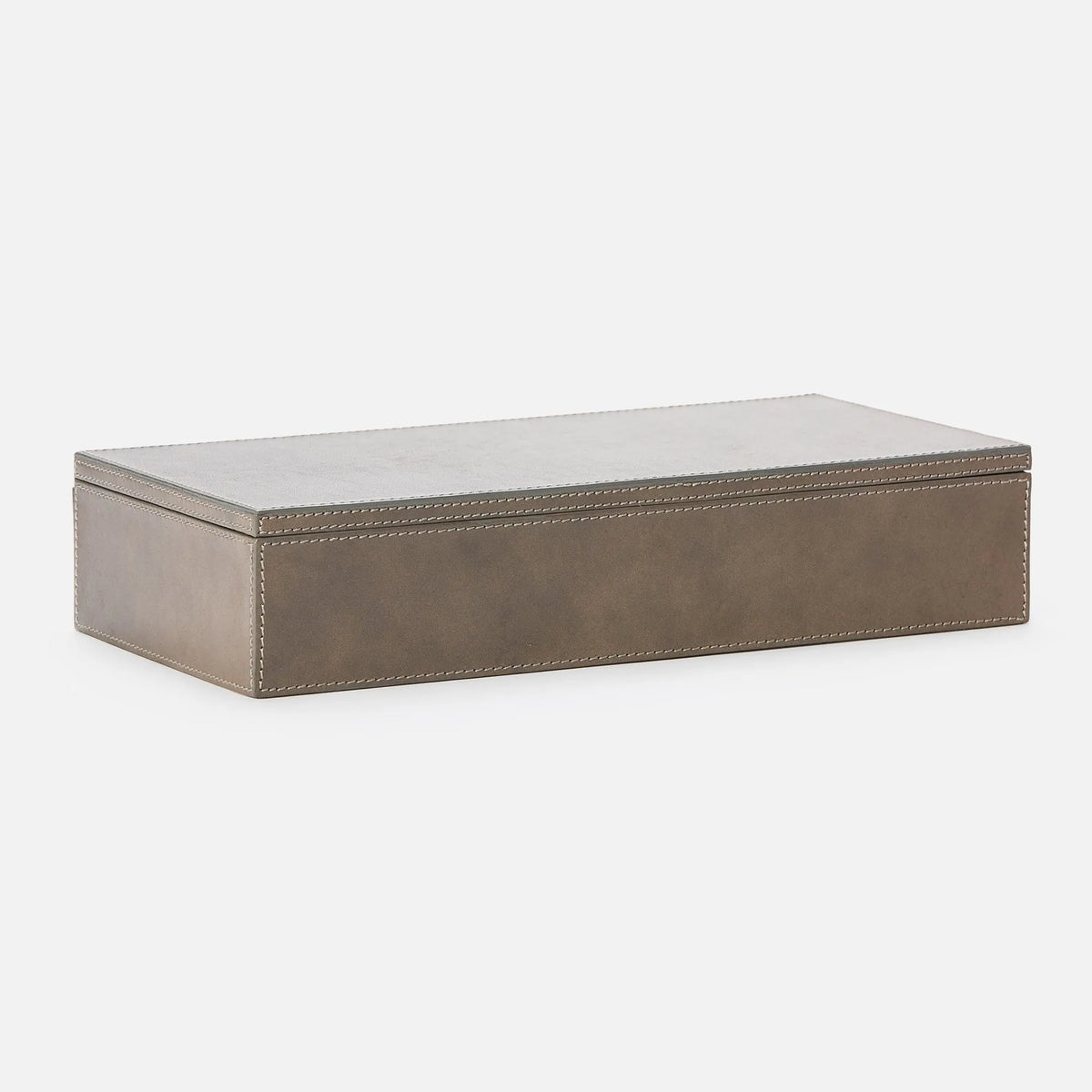 Pigeon and Poodle - PP002721 - Retford Leather Box - Retford - Warm Gray Full-Grain Leather