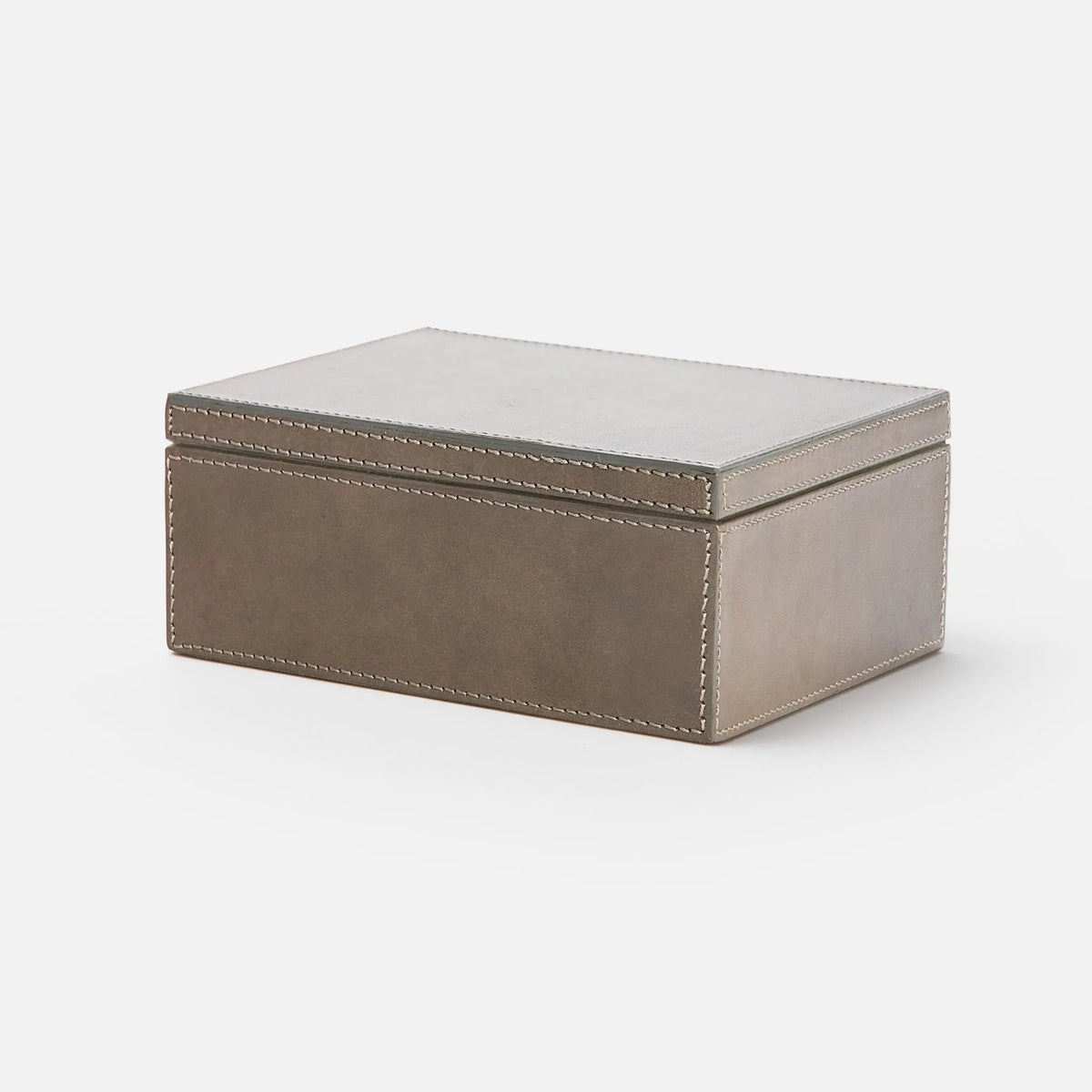 Pigeon and Poodle - PP002722 - Retford Leather Box - Retford - Warm Gray Full-Grain Leather