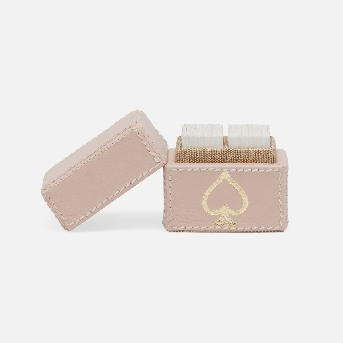 Pigeon and Poodle - PP006600 - Aira Textured Leather Box - Aira - Dusty Rose Full-Grain Leather