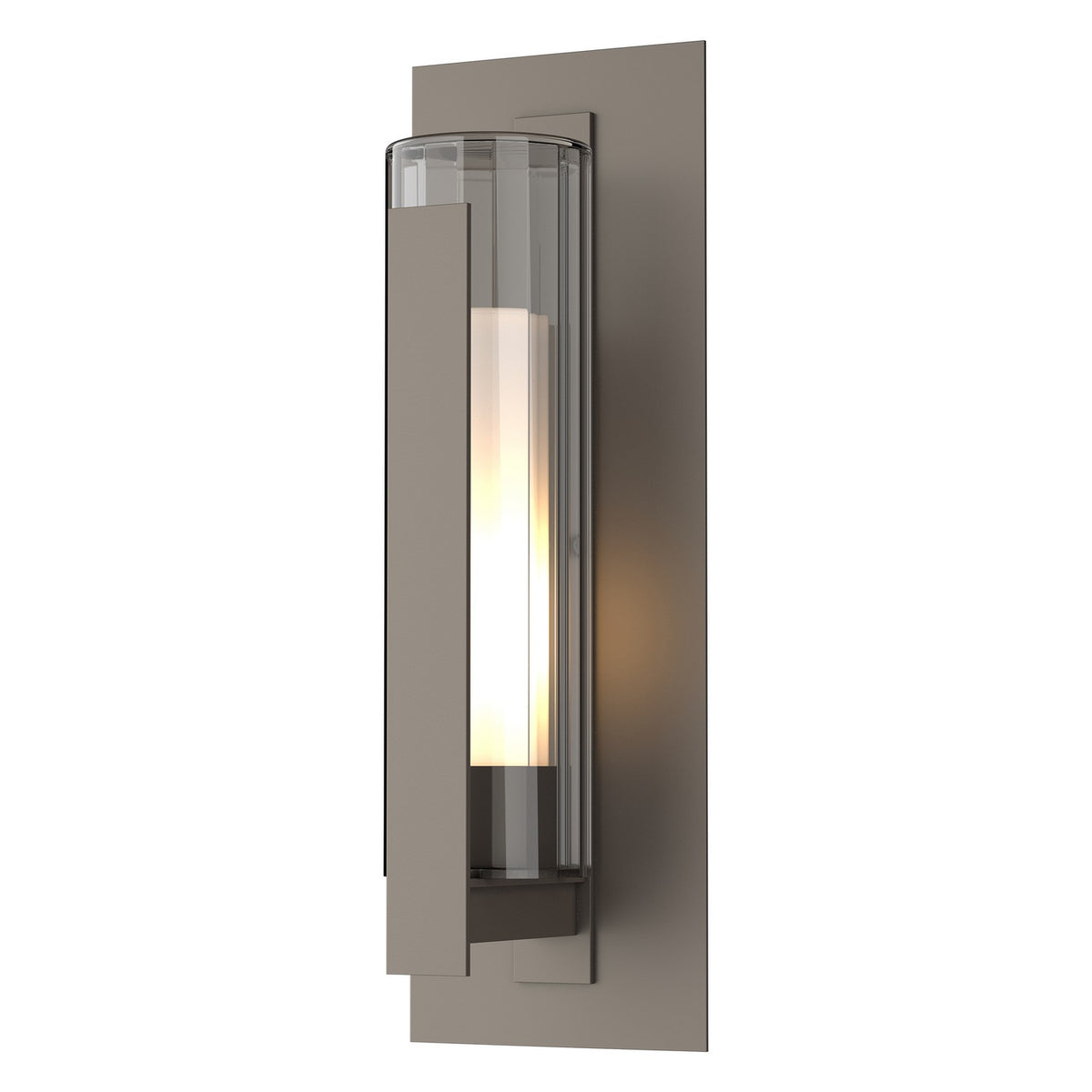 Hubbardton Forge - 307283-SKT-77-ZU0662 - One Light Outdoor Wall Sconce - Vertical Bar - Coastal Dark Smoke