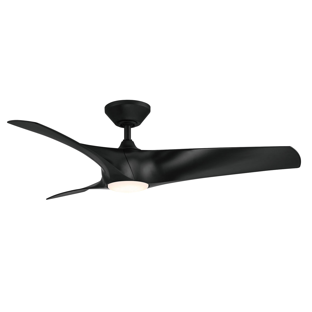 Modern Forms Fans Canada - FR-W2006-52L-MB - 52"Ceiling Fan - Zephyr - Matte Black