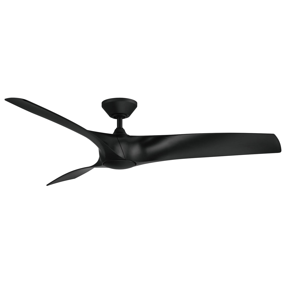 Modern Forms Fans Canada - FR-W2006-62L-MB - 62"Ceiling Fan - Zephyr - Matte Black