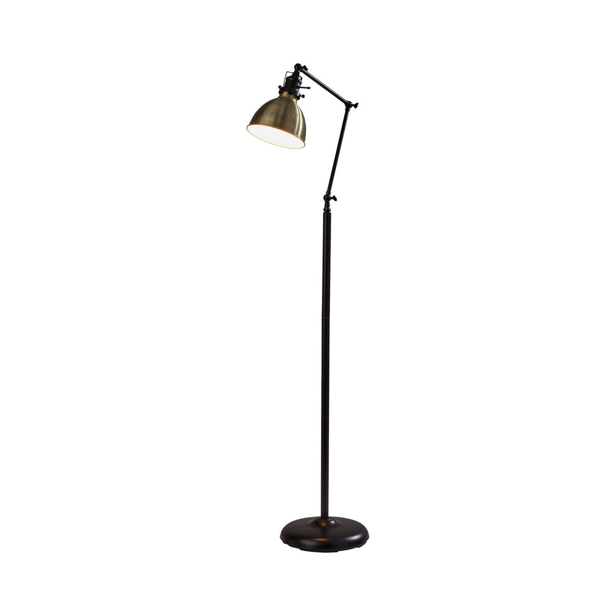 Adesso Home - SL3708-26 - Floor Lamp - Alden - Antique Bronze & Antique Brass