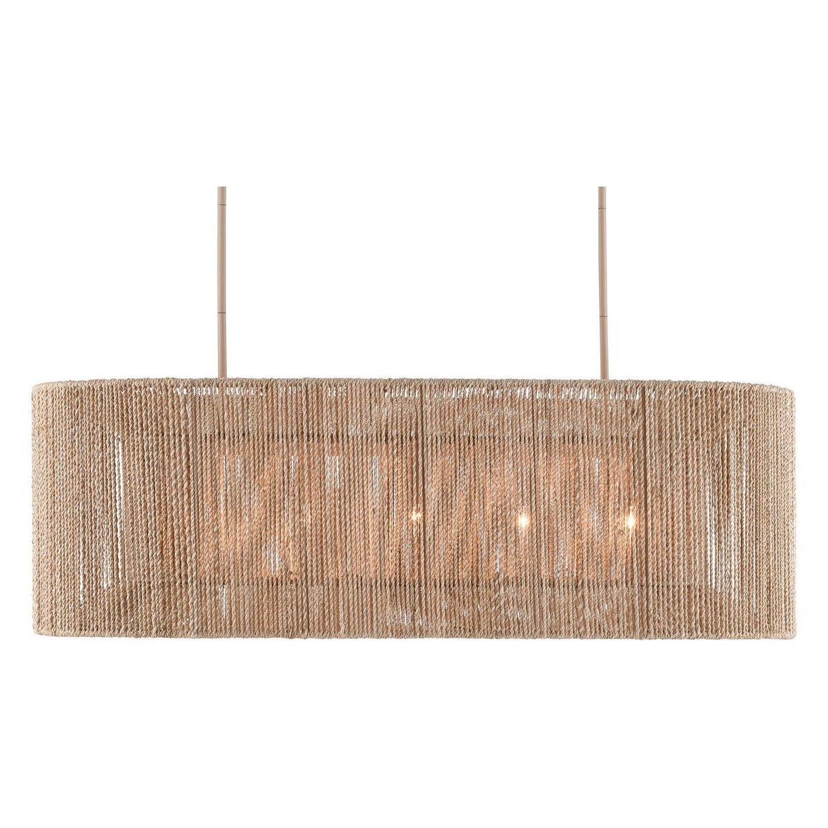 Currey and Company - 9000-0737 - Five Light Chandelier - Mereworth - Natural Rope/Beige