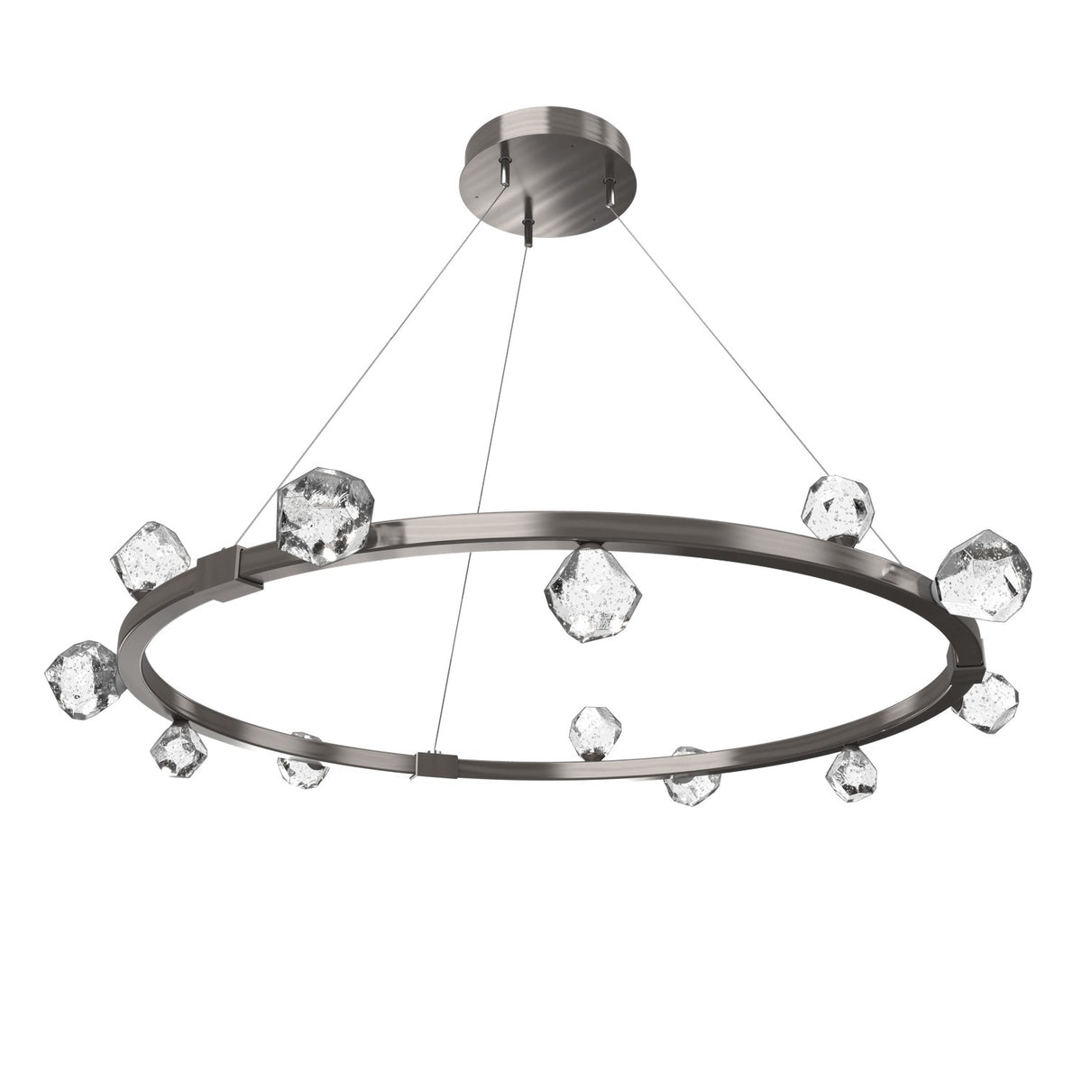 Hammerton Studio - CHB0070-40-GM-CZ-CA1-L3 - LED Chandelier - Stella - Gunmetal