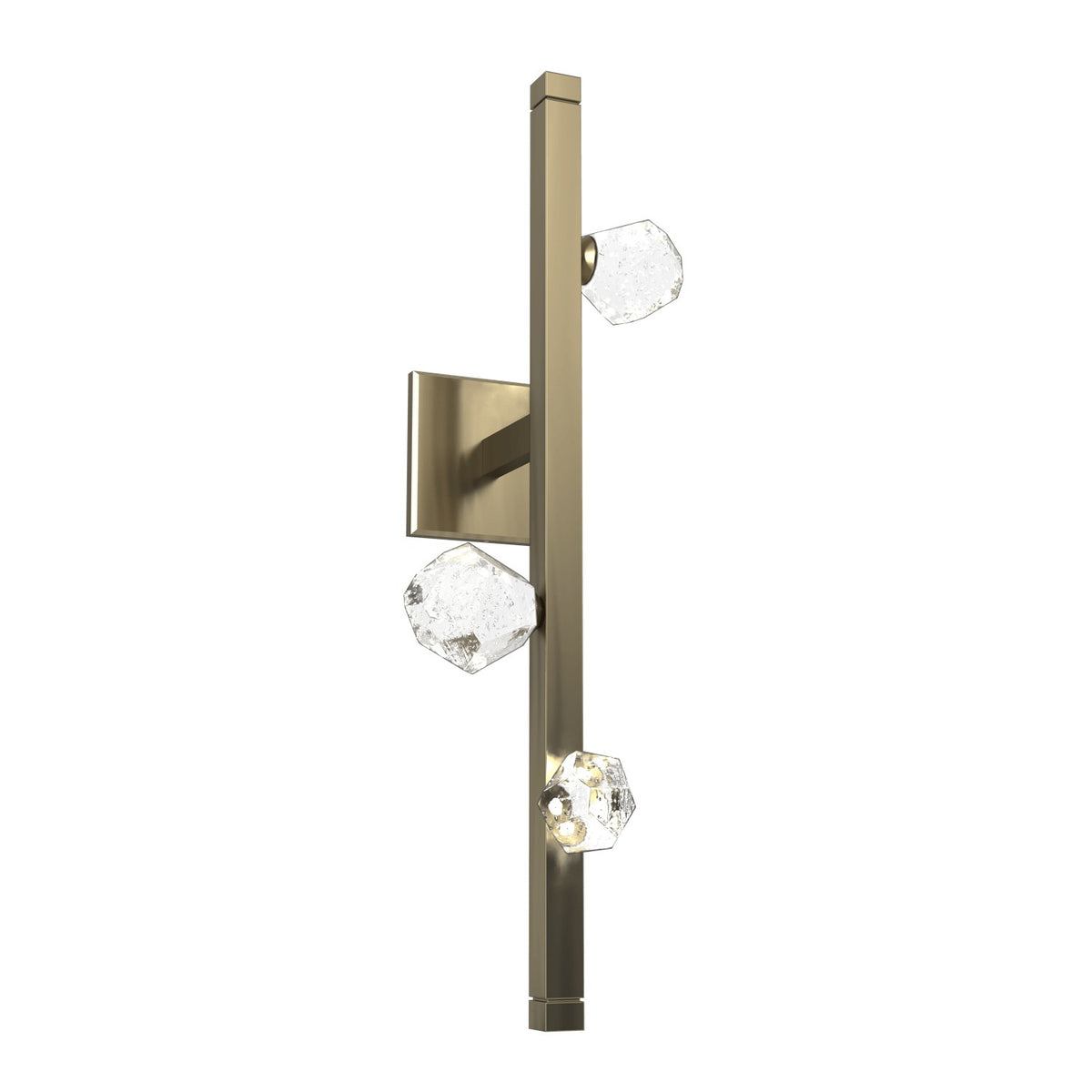 Hammerton Studio - IDB0070-24-HB-CZ-L3 - LED Wall Sconce - Stella - Heritage Brass