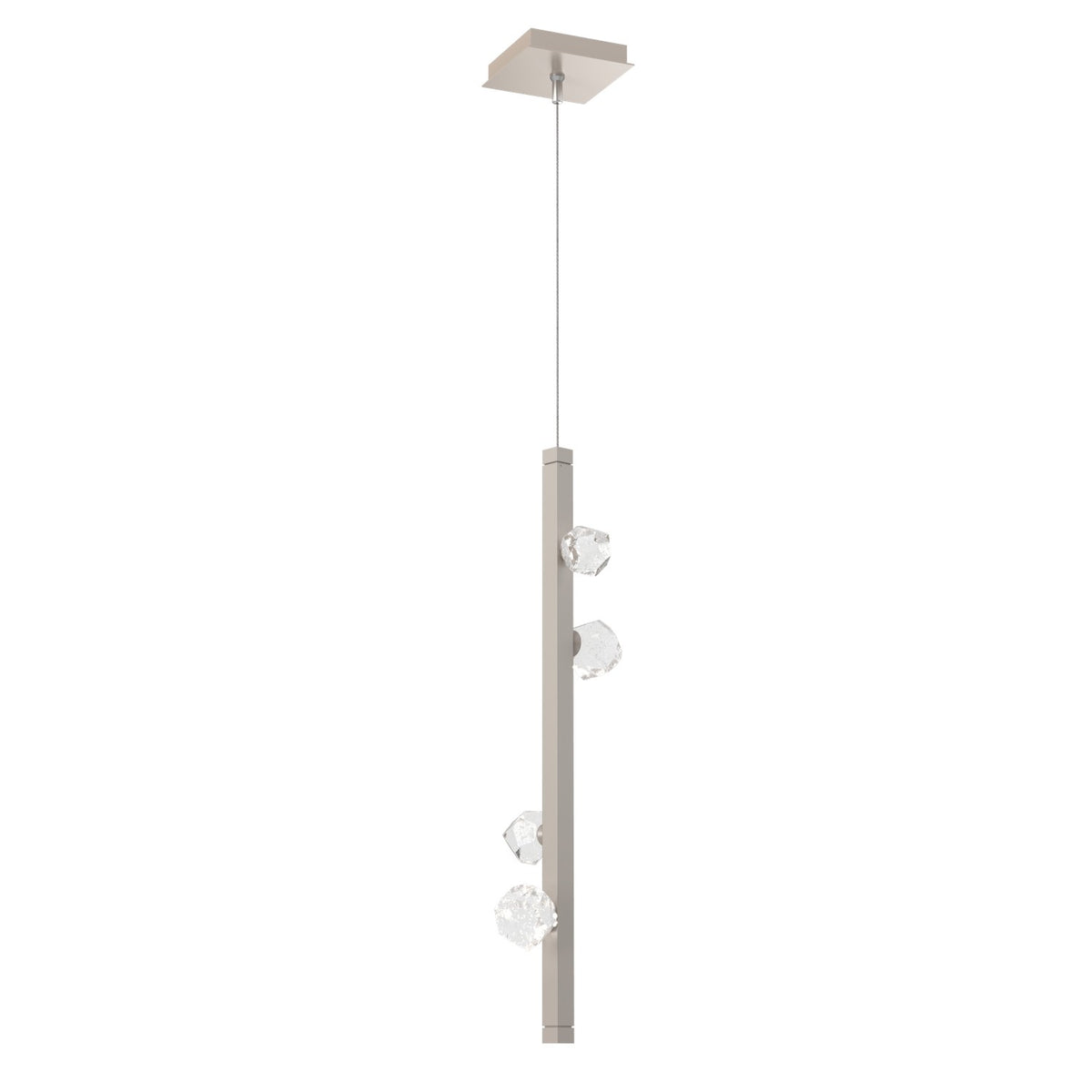 Hammerton Studio - LAB0070-01-BS-CZ-CA1-L3 - LED Pendant - Stella - Beige Silver