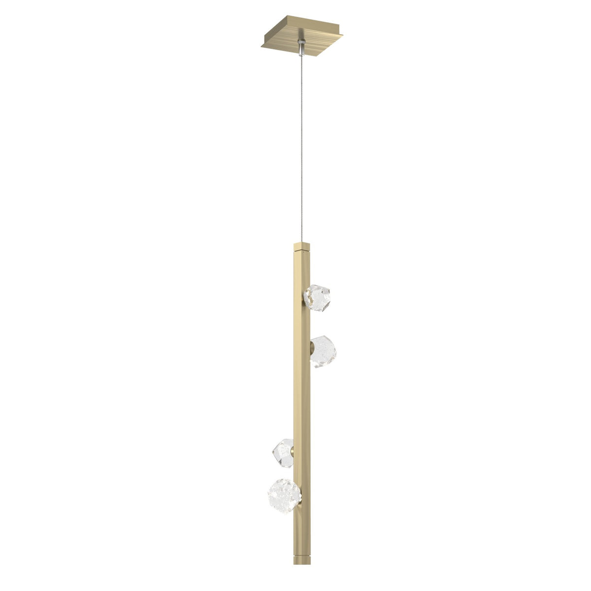 Hammerton Studio - LAB0070-01-HB-CZ-CA1-L3 - LED Pendant - Stella - Heritage Brass