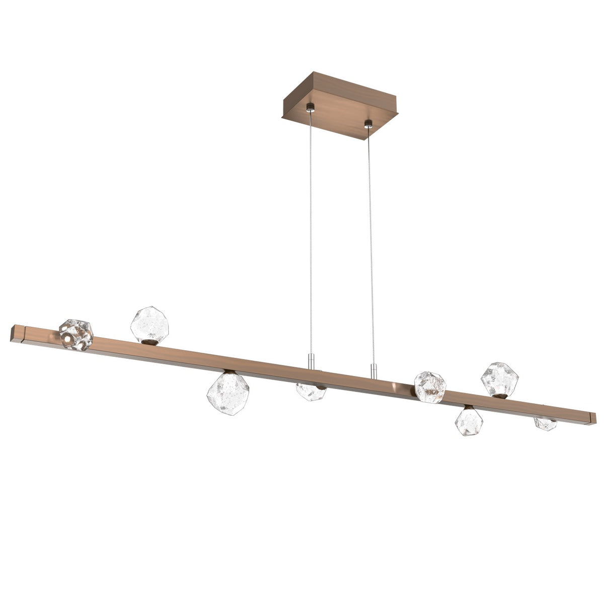 Hammerton Studio - PLB0070-54-RB-CZ-CA1-L3 - LED Linear Suspension - Stella - Oil Rubbed Bronze