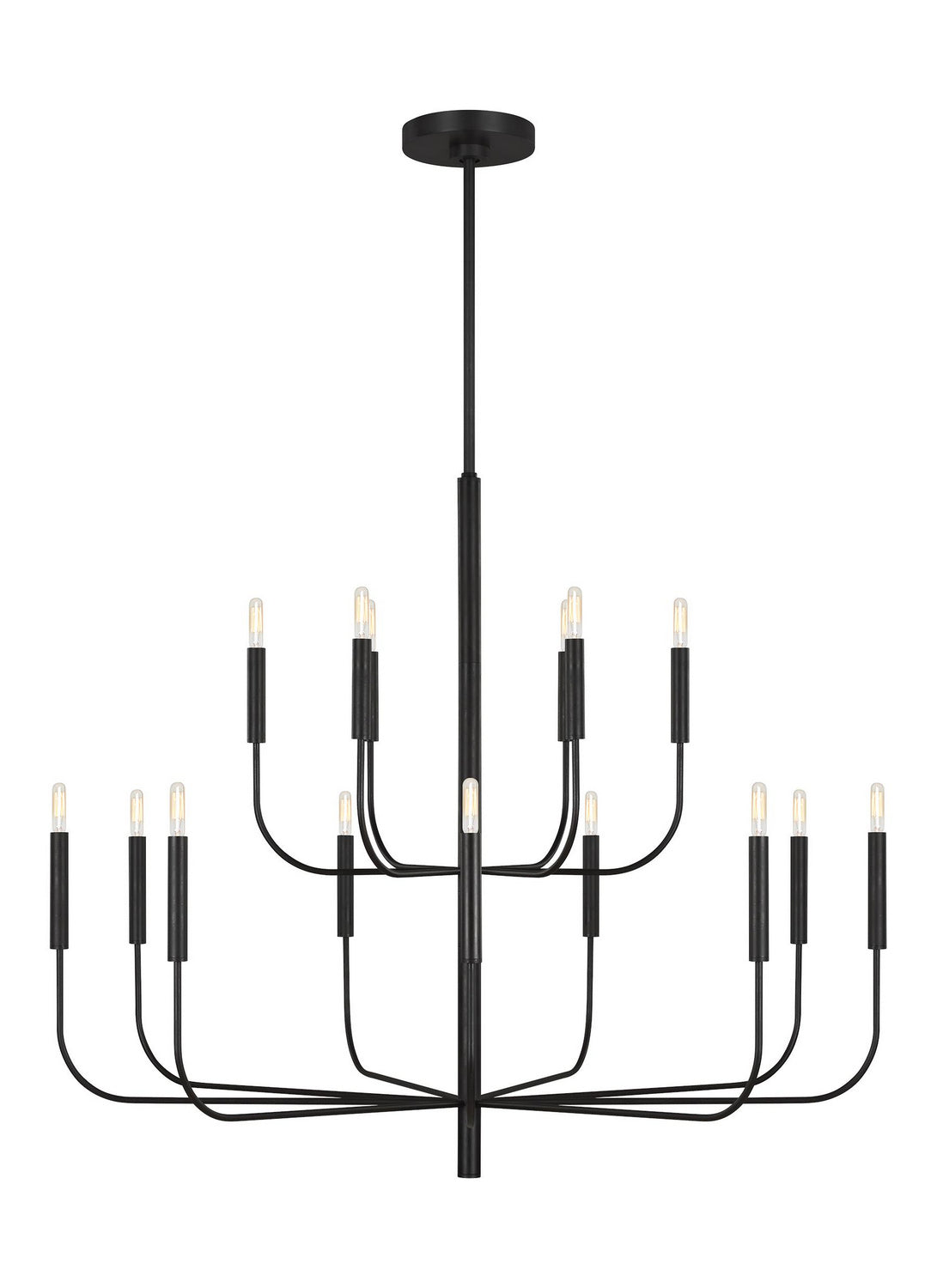 Visual Comfort Studio Canada - EC10015AI - 15 Light Chandelier - Brianna - Aged Iron