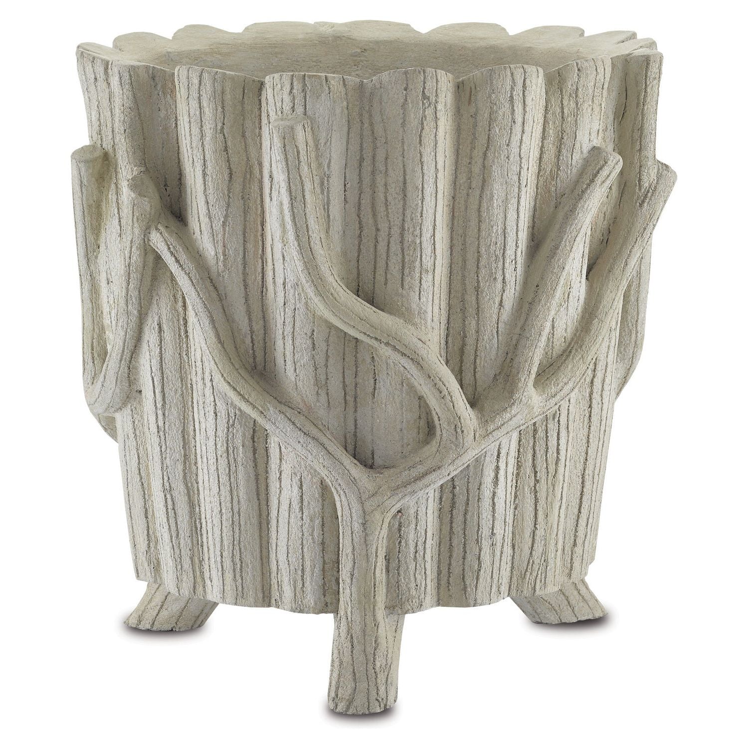 Currey and Company - 2200-0002 - Planter - Faux Bois - Portland / Faux Bois