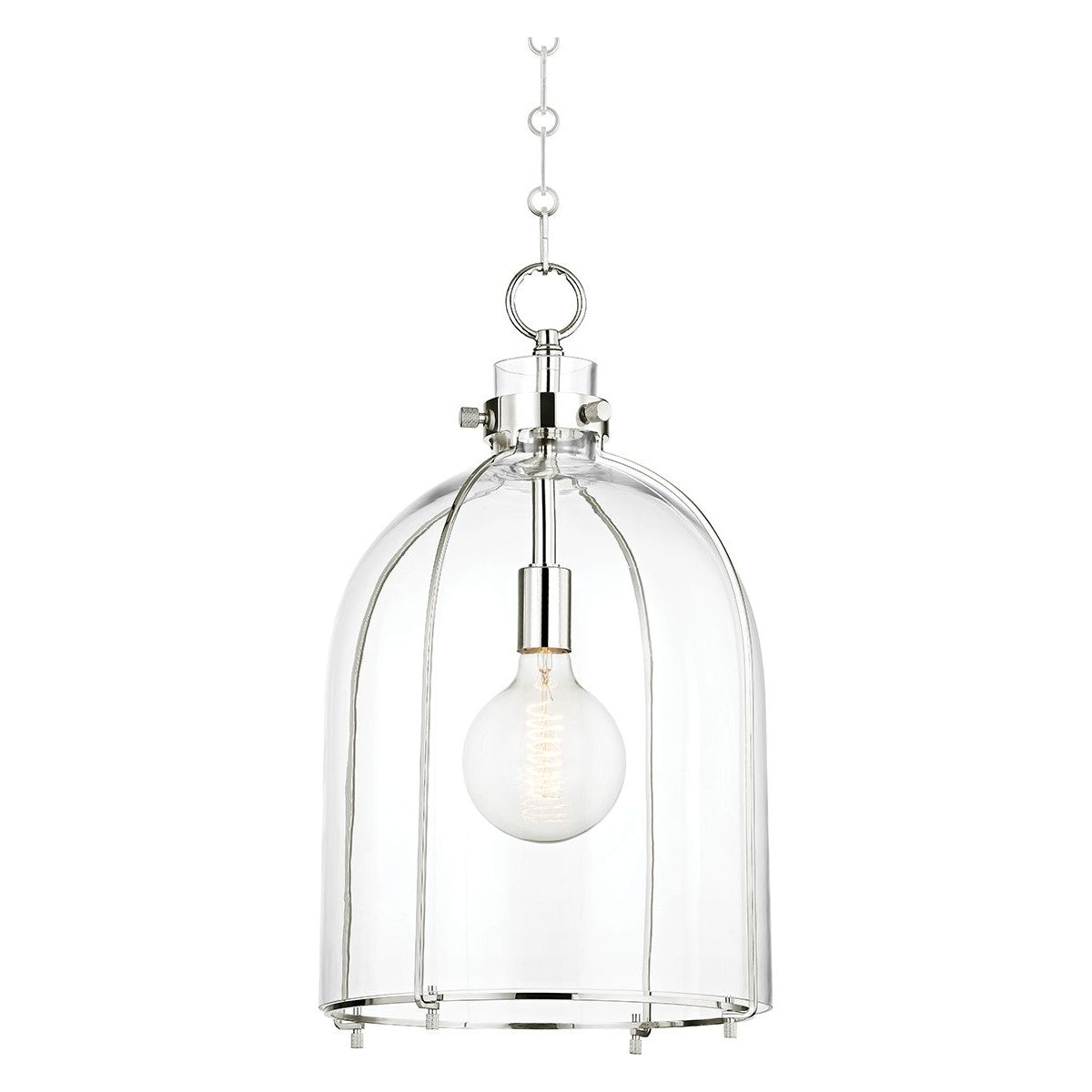 Hudson Valley Canada - 7306-PN - One Light Pendant - Eldridge - Polished Nickel