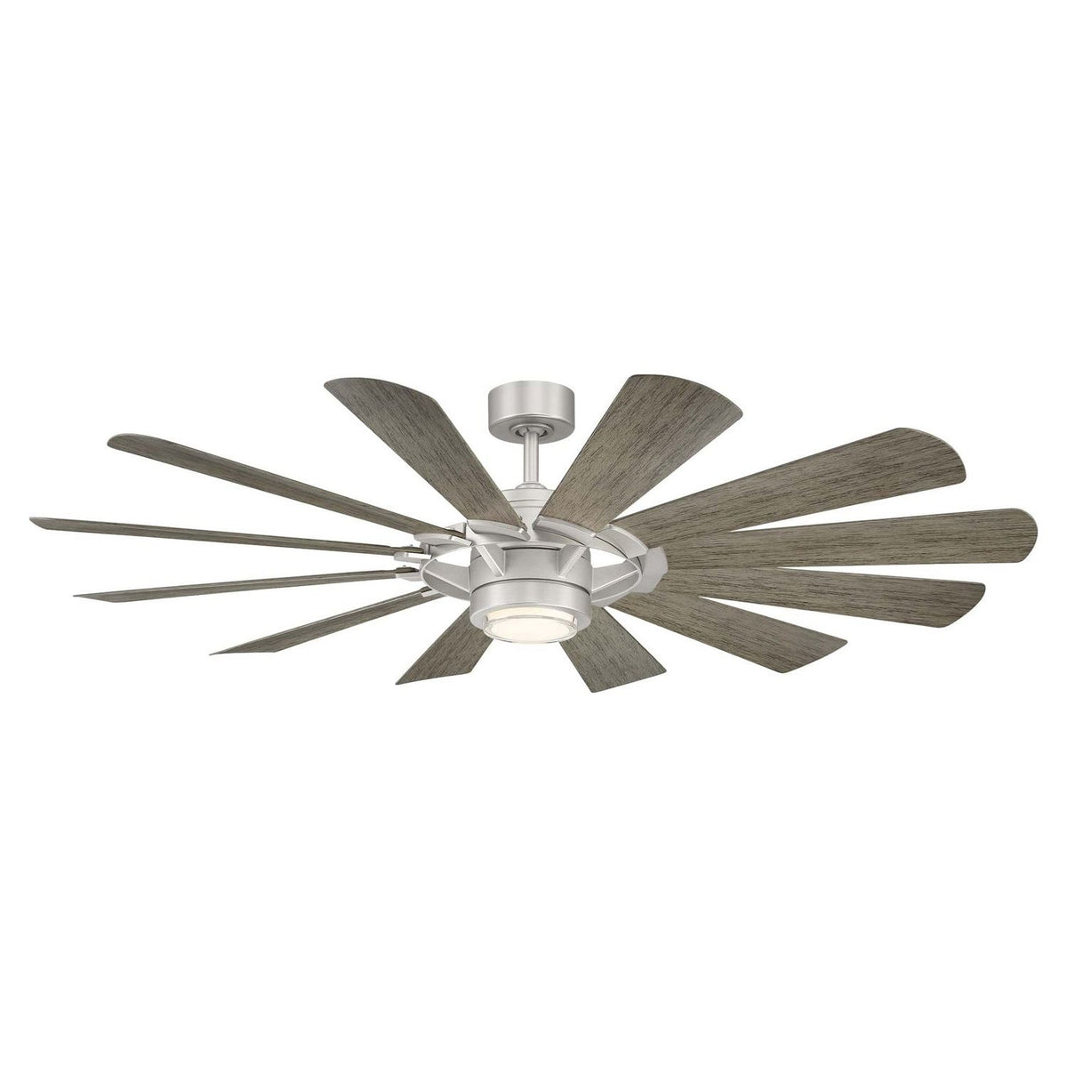 Modern Forms Fans Canada - FR-W2201-65L27STWW - 65"Ceiling Fan - Wynd Mill - Steel/Weathered Wood