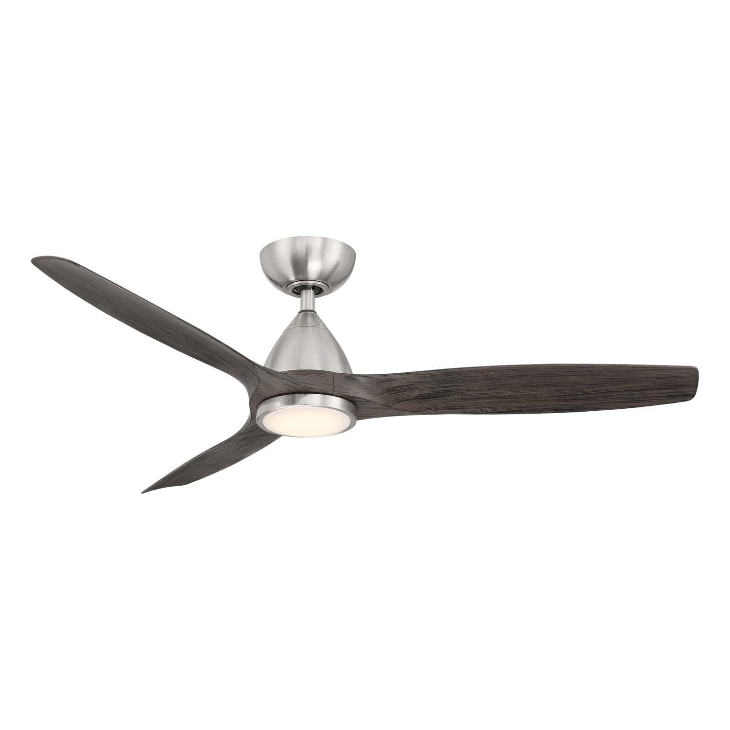 Modern Forms Fans Canada - FR-W2202-54L27BQEB - 54"Ceiling Fan - Skylark - Brushed Nickel/Ebony