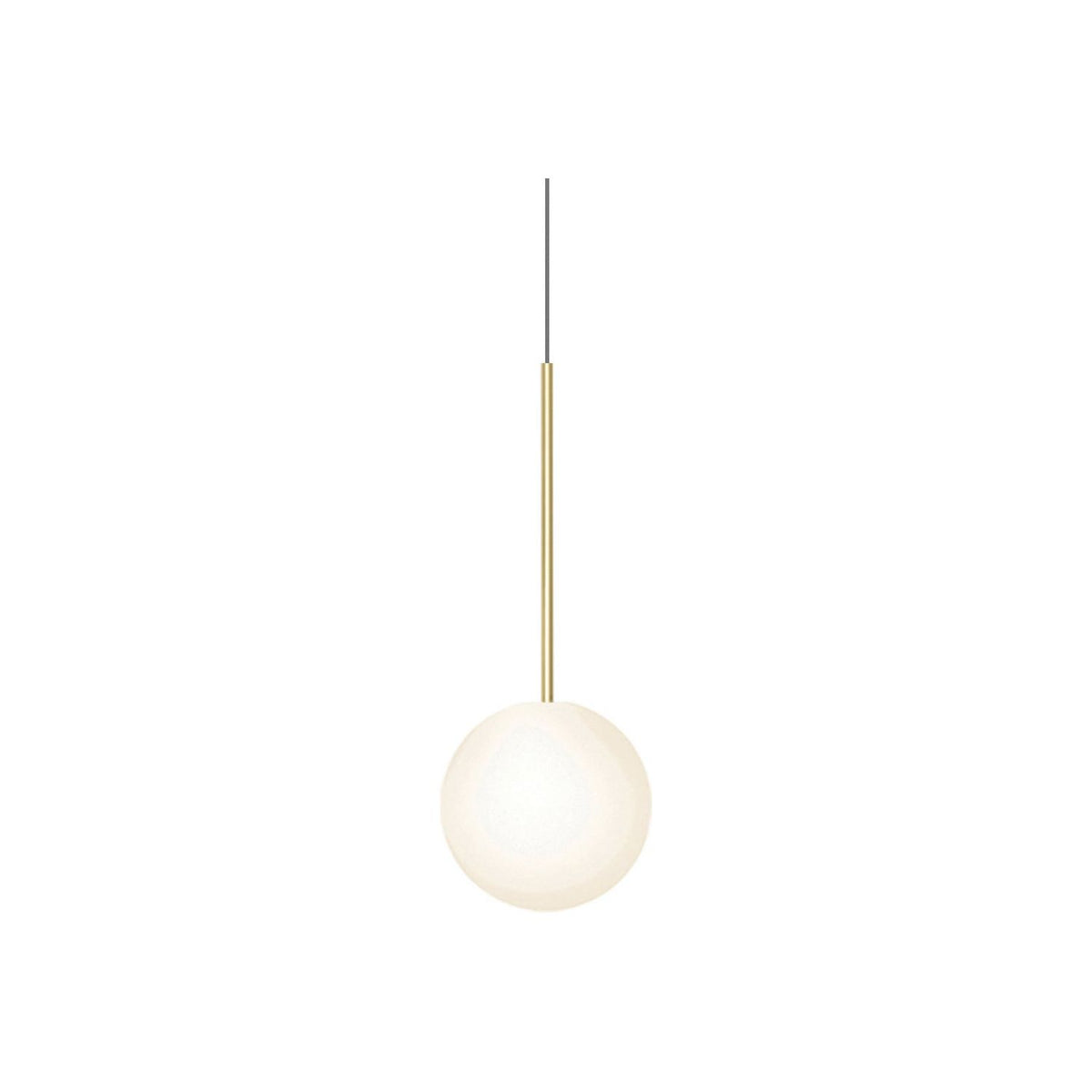 Pablo Designs - BOLA SPH 8 BRA - LED Pendant - Bola Sphere - Brass