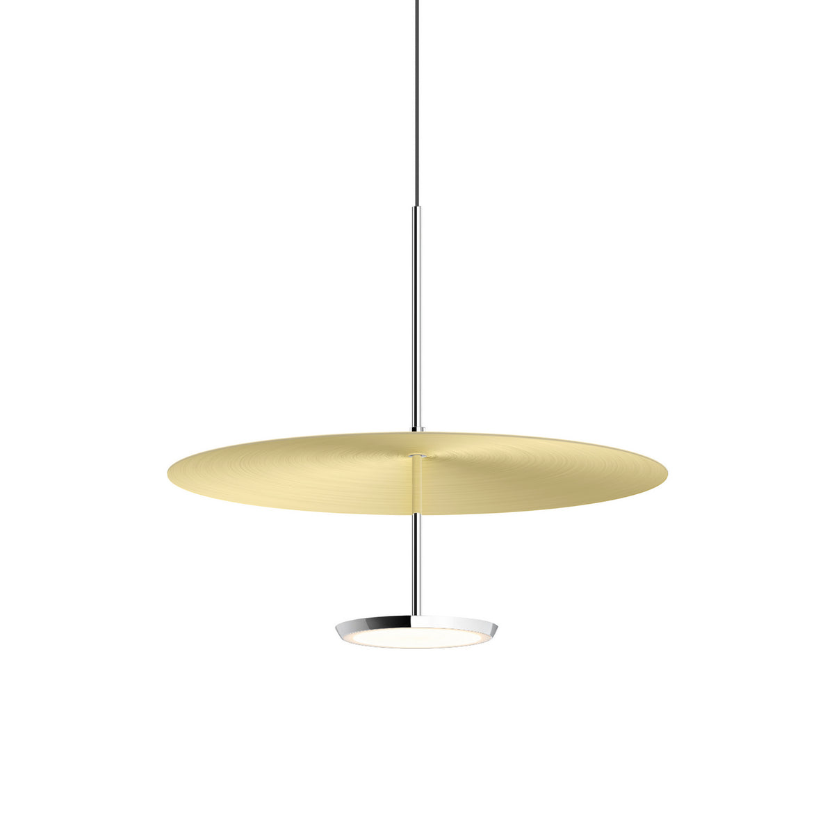 Pablo Designs - SKY DOME 18 BRA - LED Pendant - Sky - Brass/Chrome