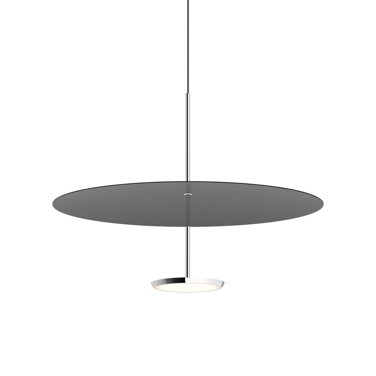 Pablo Designs - SKY DOME 24 BLK - LED Pendant - Sky - Black/Chrome