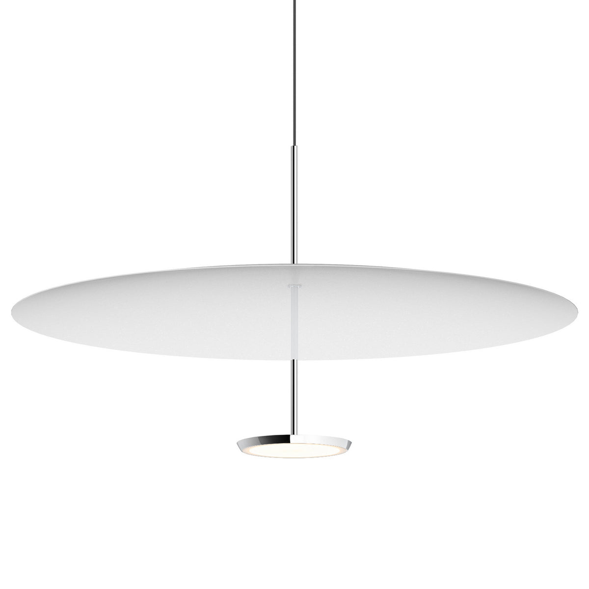 Pablo Designs - SKY DOME 32 WHT - LED Pendant - Sky - White/Chrome