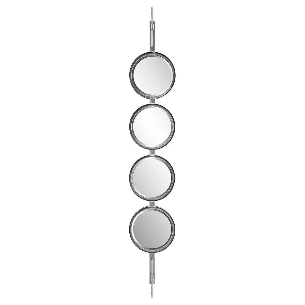 Uttermost - 09842 - Mirror - Button - Silver Leaf