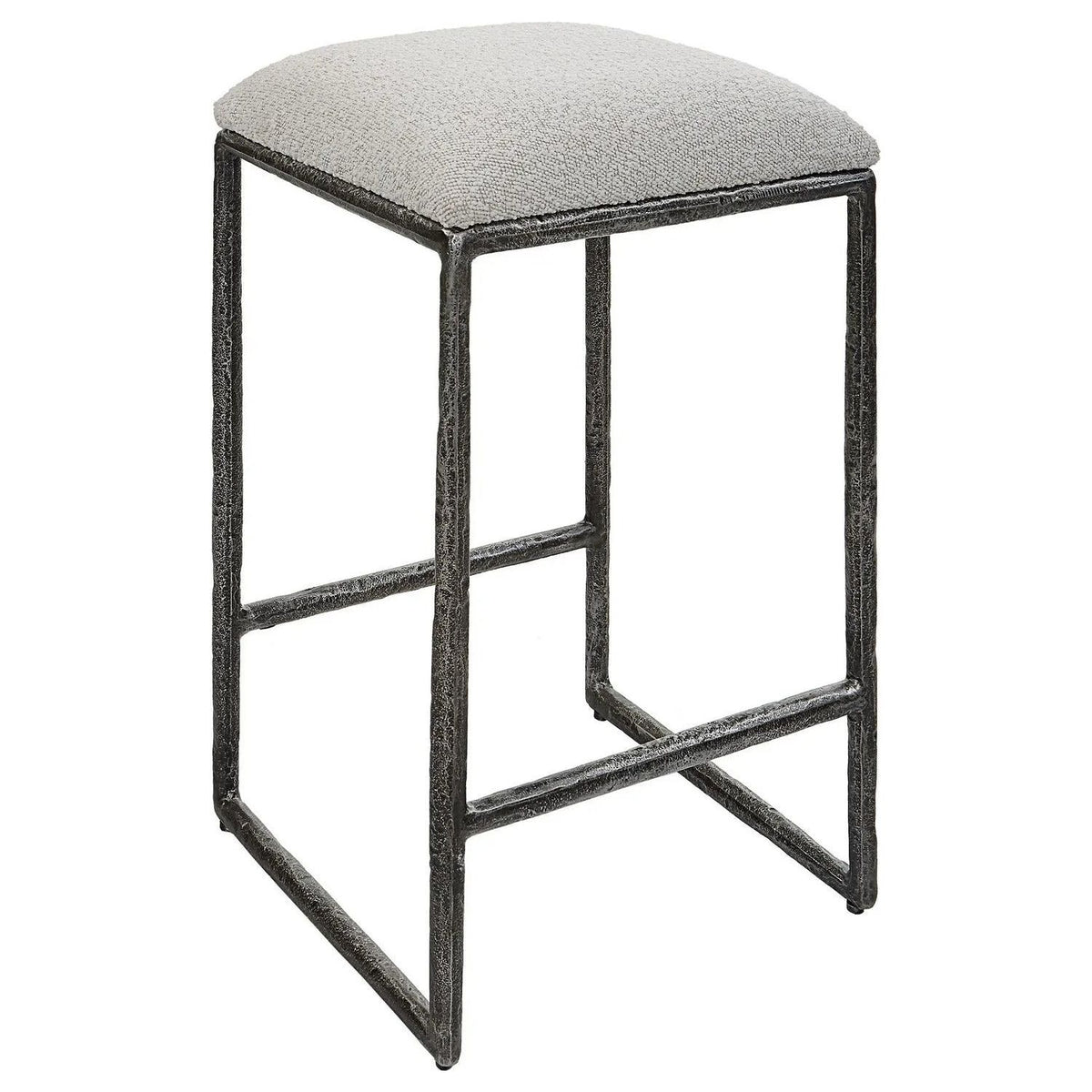 Uttermost - 23730 - Counter Stool - Brisbane - Distressed Charcoal