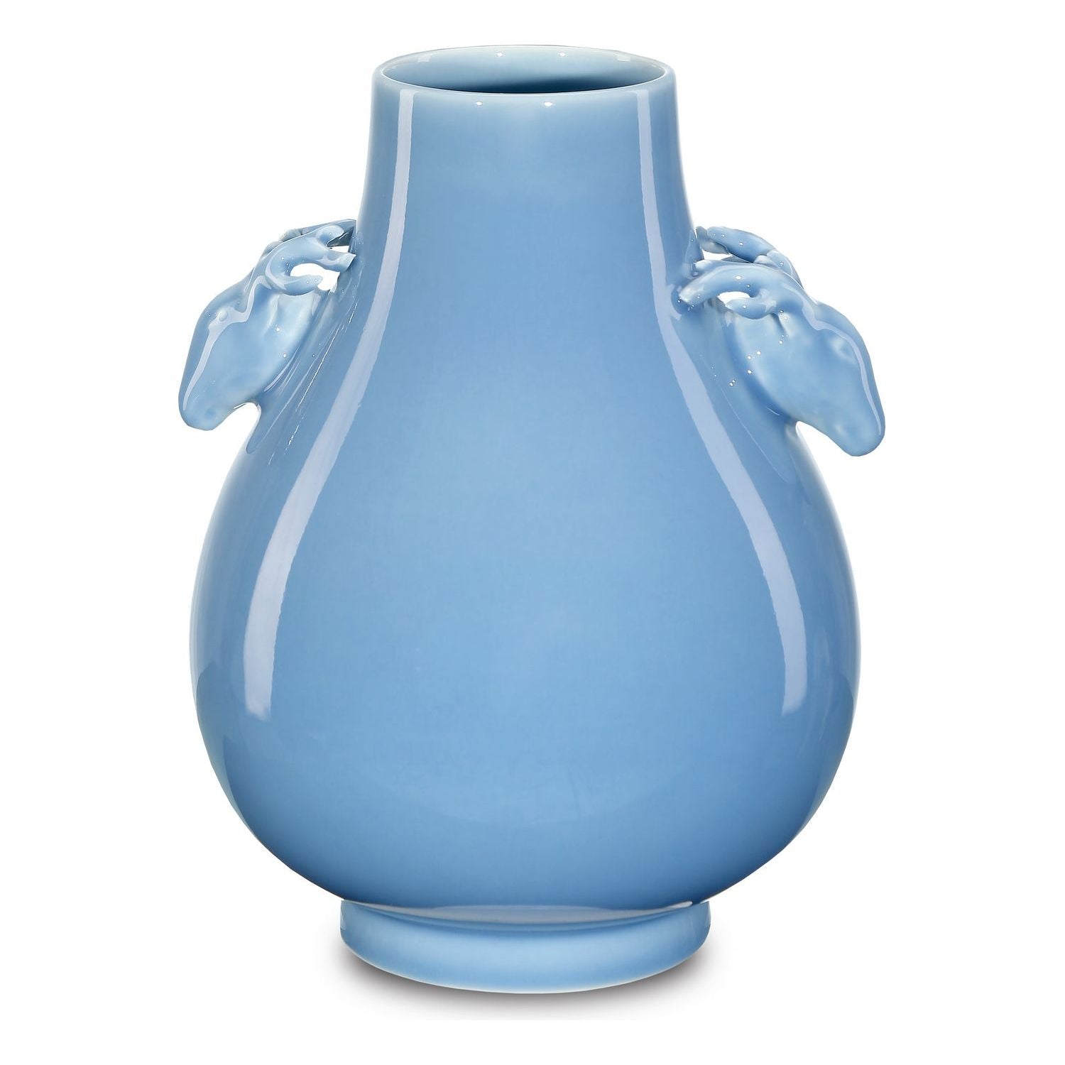 Currey and Company - 1200-0607 - Vase - Sky Blue - Lake Blue