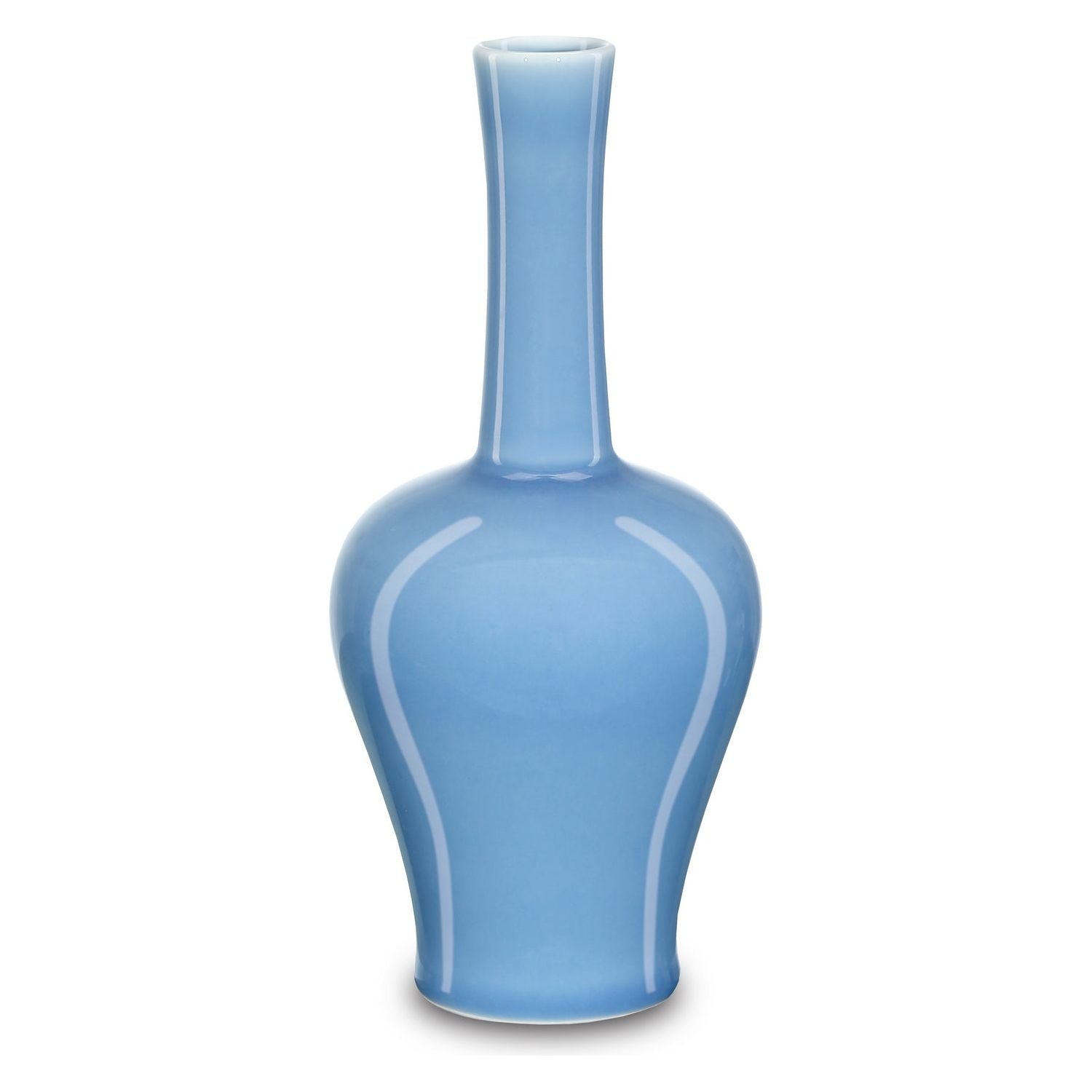 Currey and Company - 1200-0611 - Vase - Sky Blue - Lake Blue