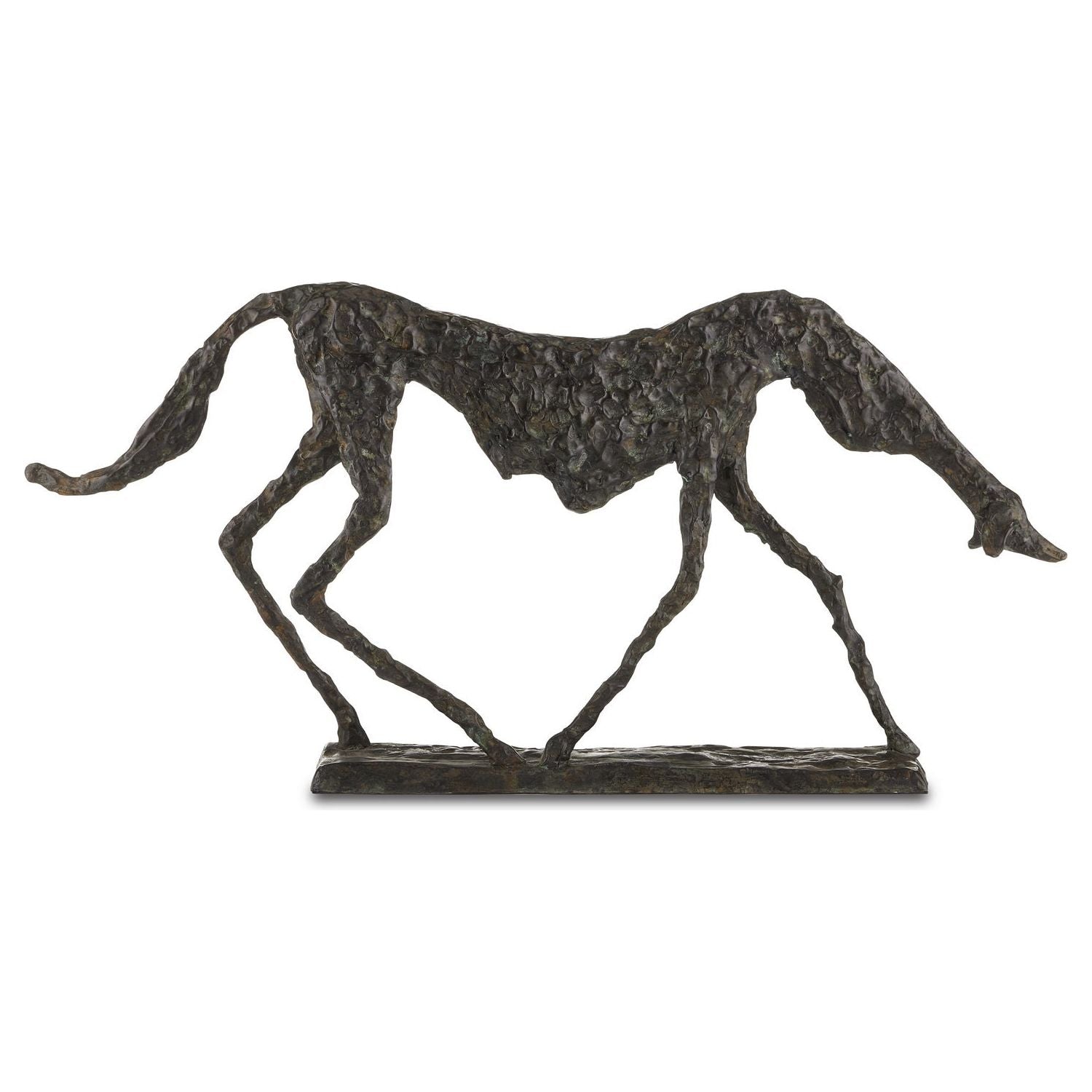 Currey and Company - 1200-0660 - Dog - Bronze