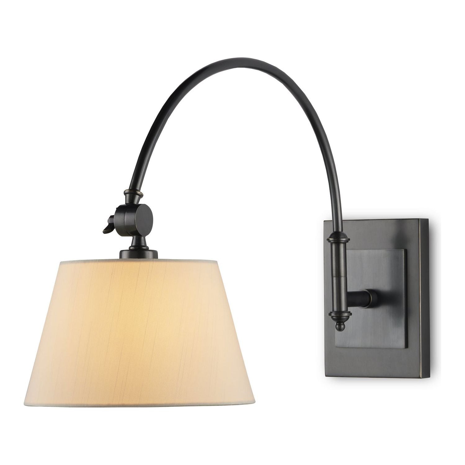 Currey and Company - 5000-0209 - One Light Wall Sconce - Ashby - Oil Rubbed Bronze