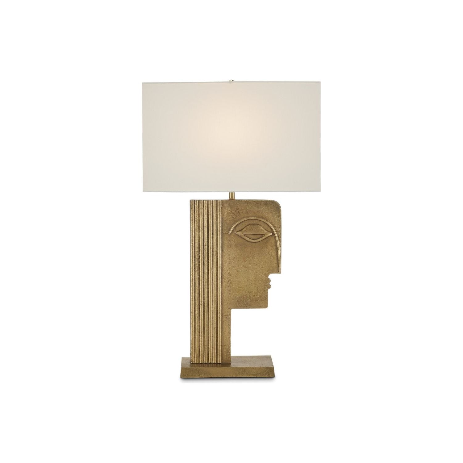 Currey and Company - 6000-0859 - One Light Table Lamp - Thebes - Antique Brass