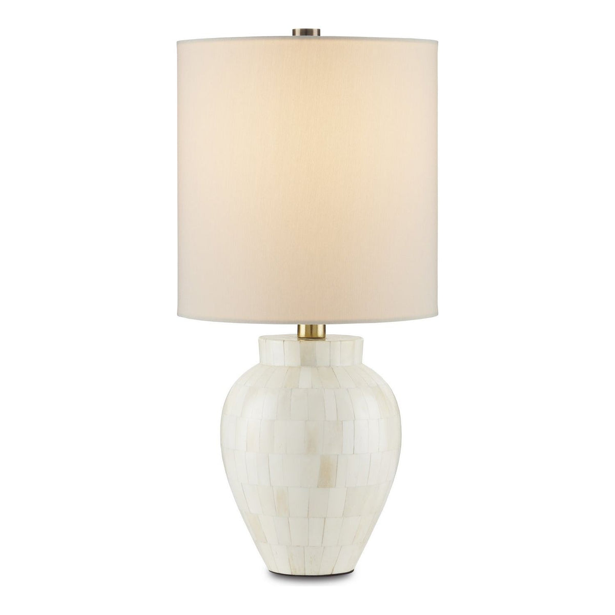 Currey and Company - 6000-0862 - One Light Table Lamp - Osso - Natural/Antique Brass