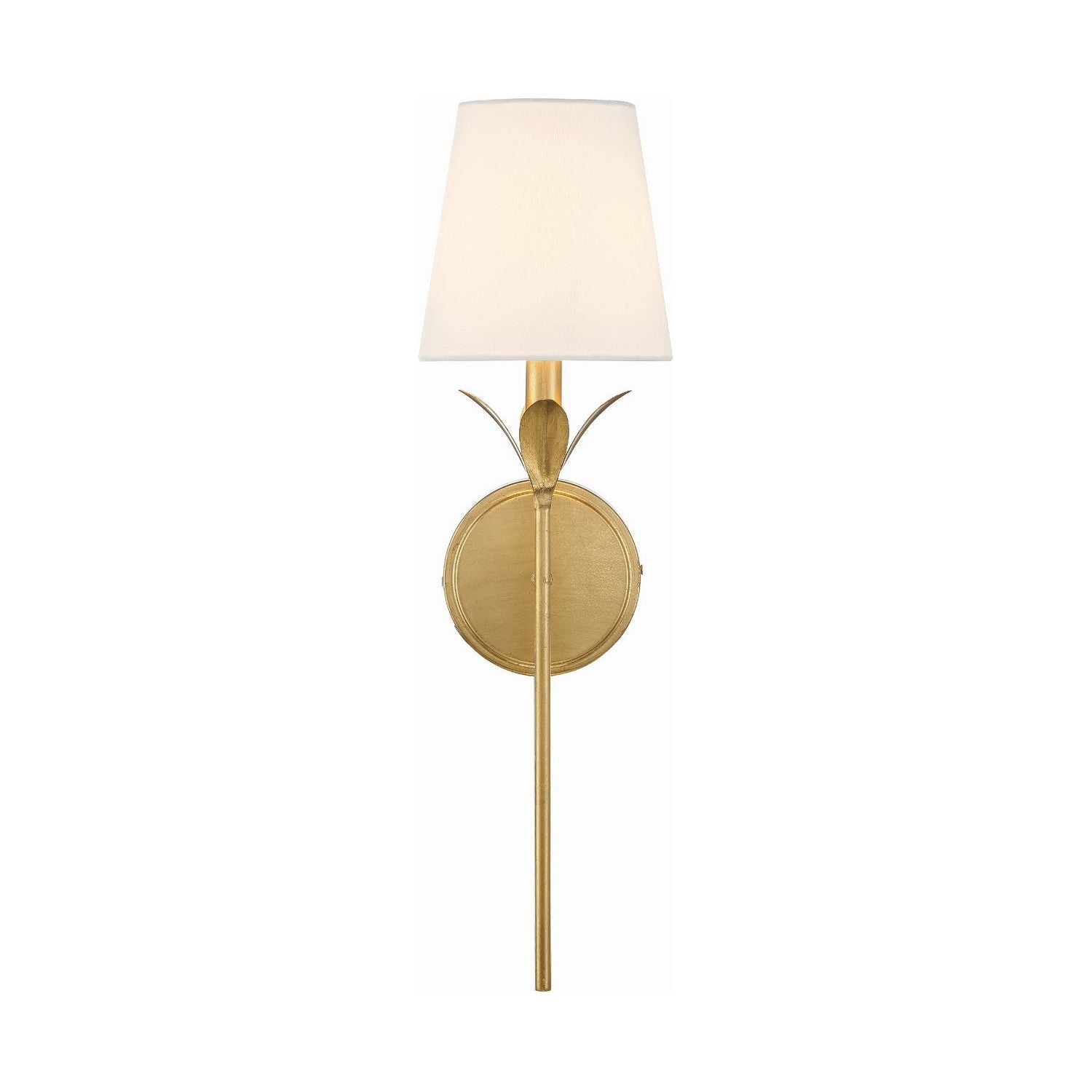 Crystorama - 531-GA - One Light Wall Sconce - Broche - Antique Gold