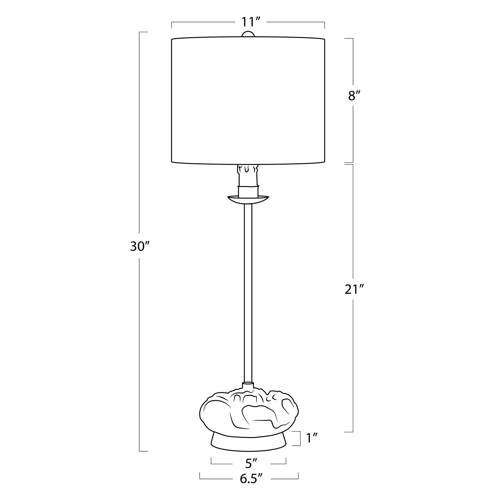 Domonique Stem Buffet Lamp