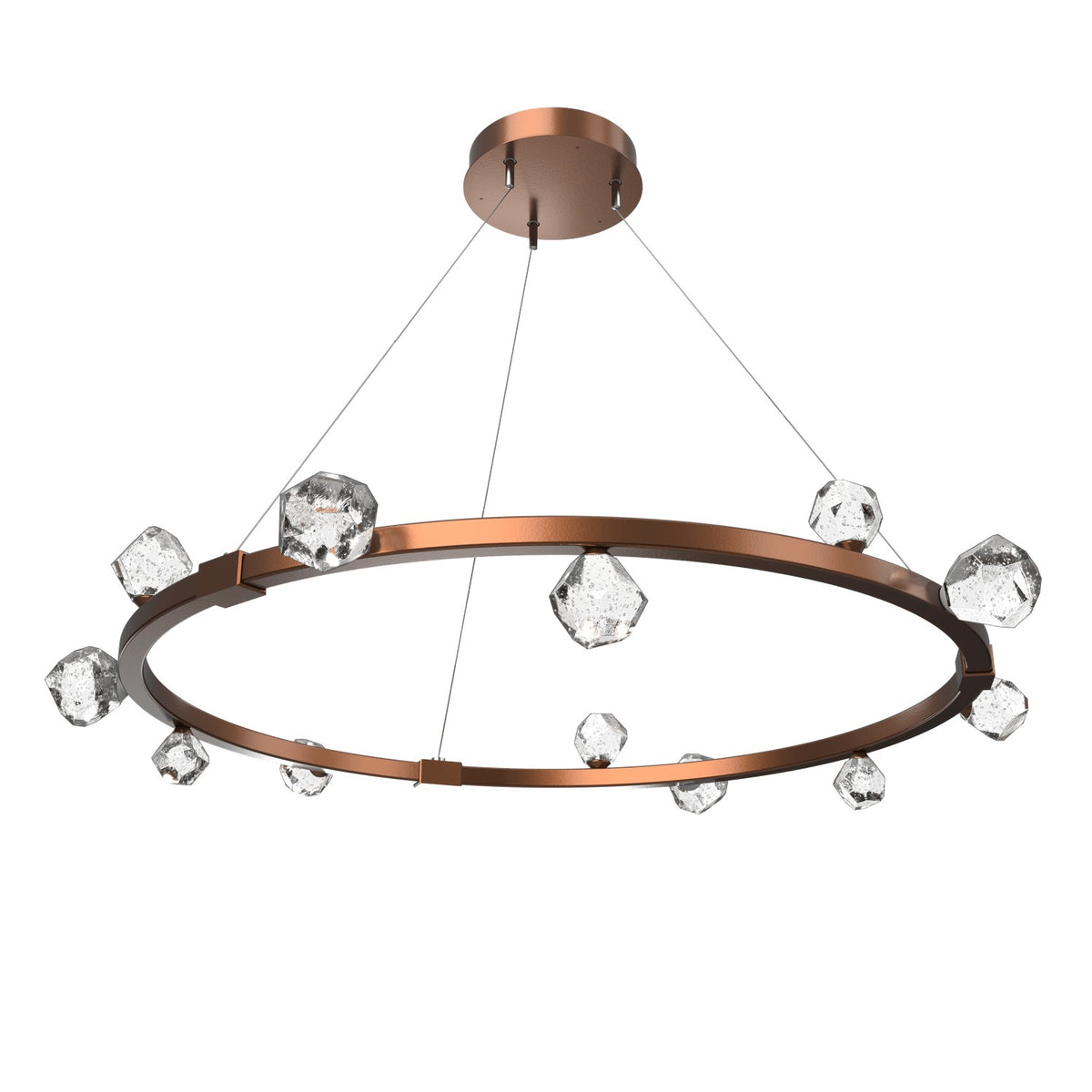 Hammerton Studio - CHB0070-40-BB-CZ-CA1-L3 - LED Chandelier - Stella - Burnished Bronze