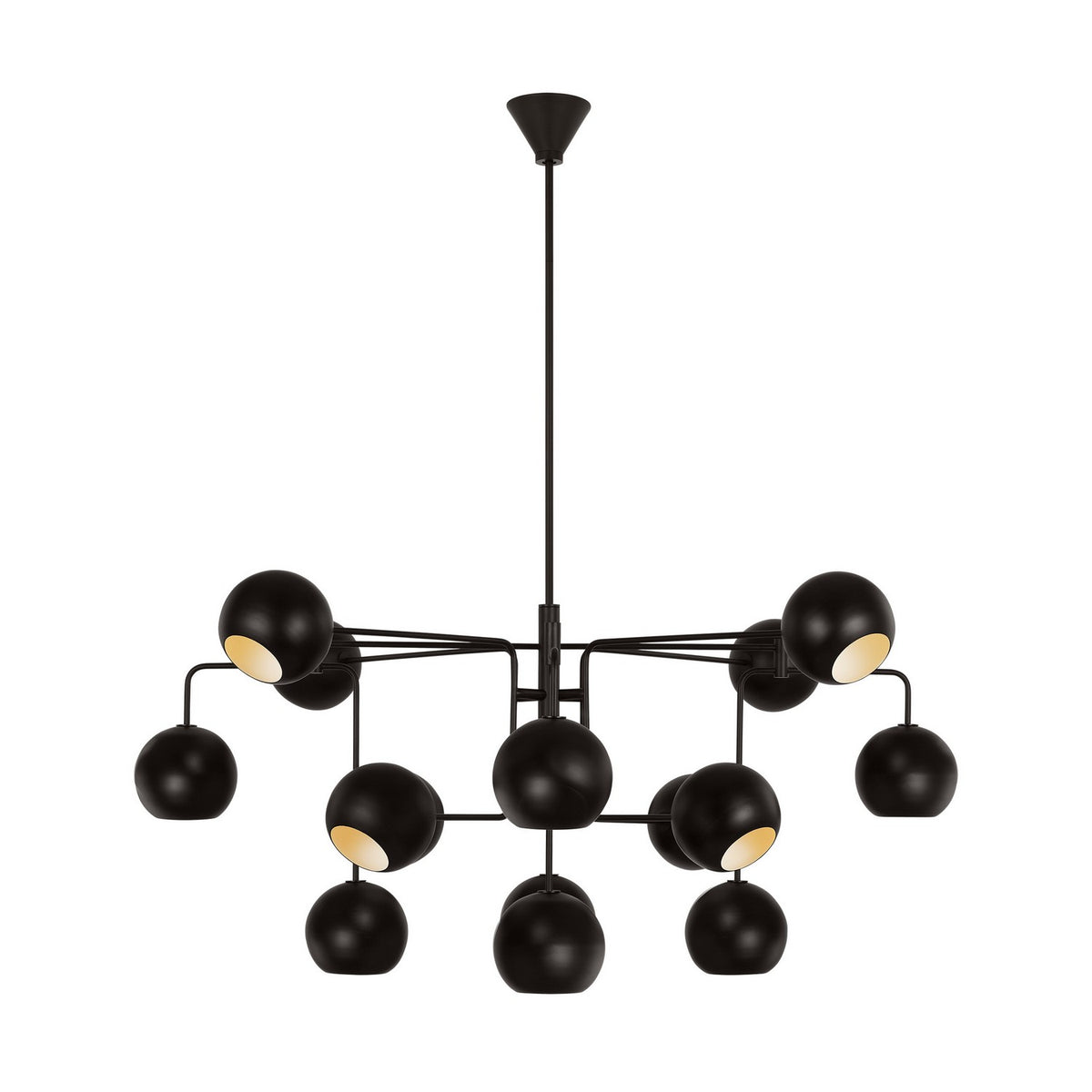 Visual Comfort Studio Canada - LXC10016AI - 16 Light Chandelier - Chaumont - Aged Iron