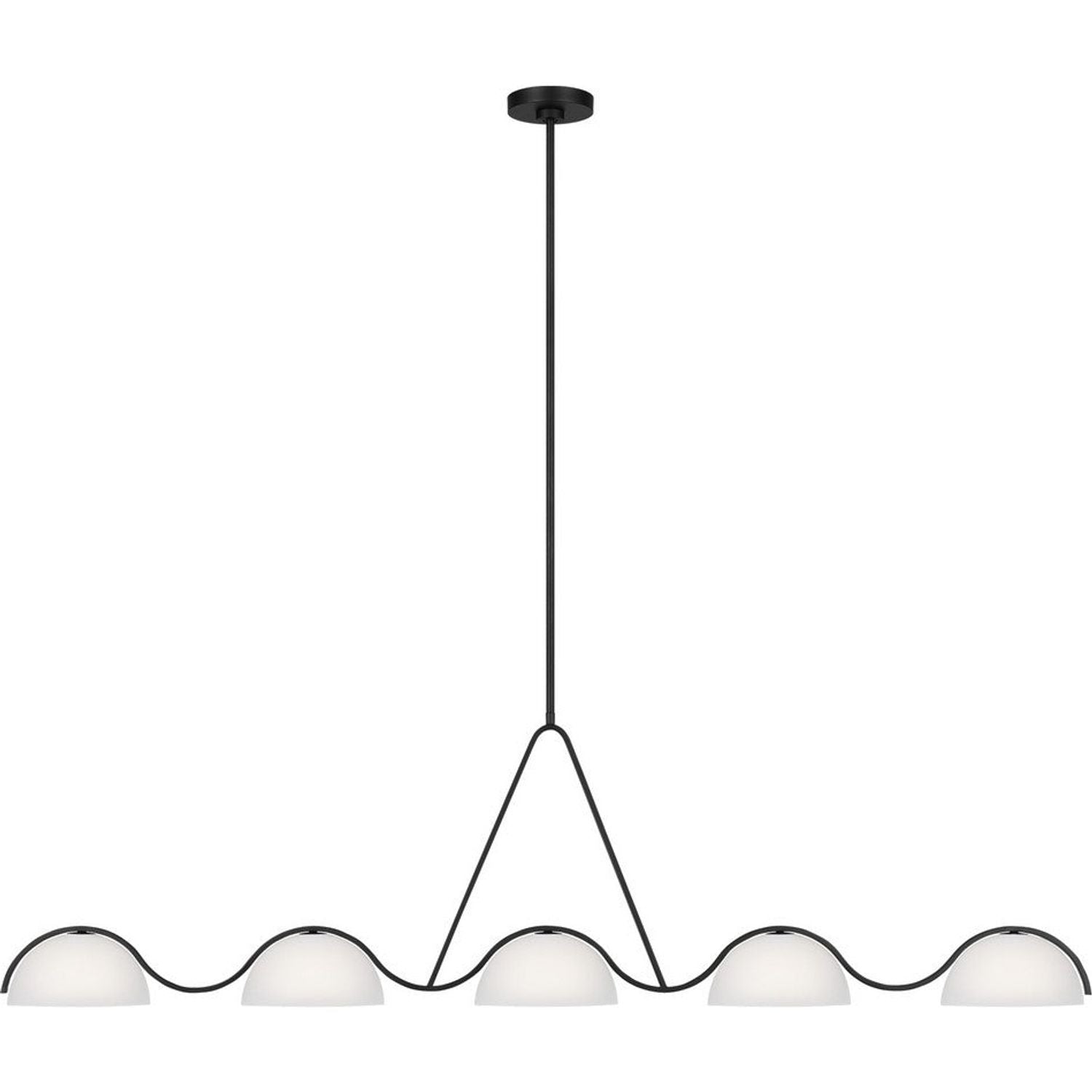 Nodes Large Linear Chandelier  Visual Comfort Studio Collection - Montreal  Lighting & Hardware