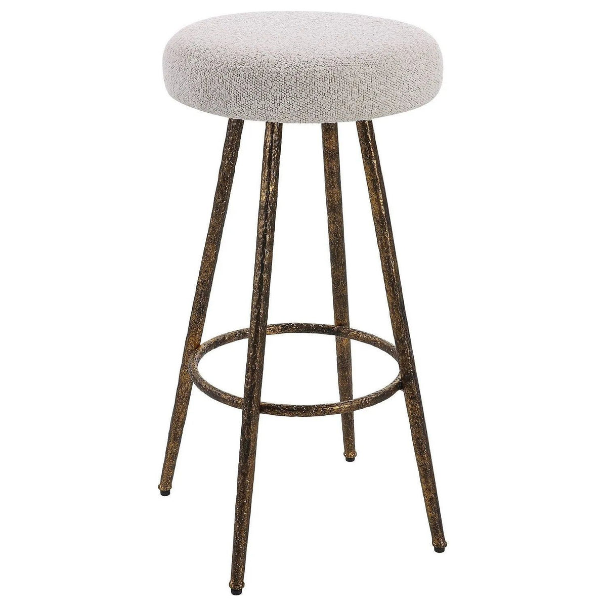 Uttermost - 23771 - Counter Stool - Braven - Gold Topped