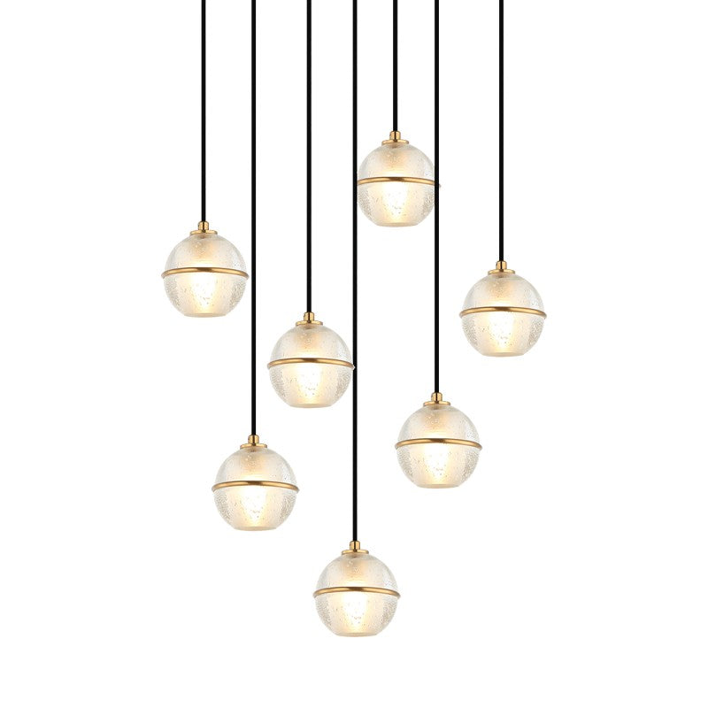 Matteo Canada - C33107AG - Seven Light Pendant - Misty