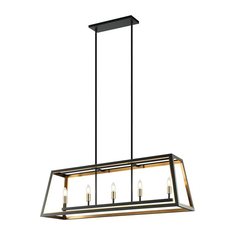 Matteo Canada - C72105MBAG - Five Light Pendant - Rosalie