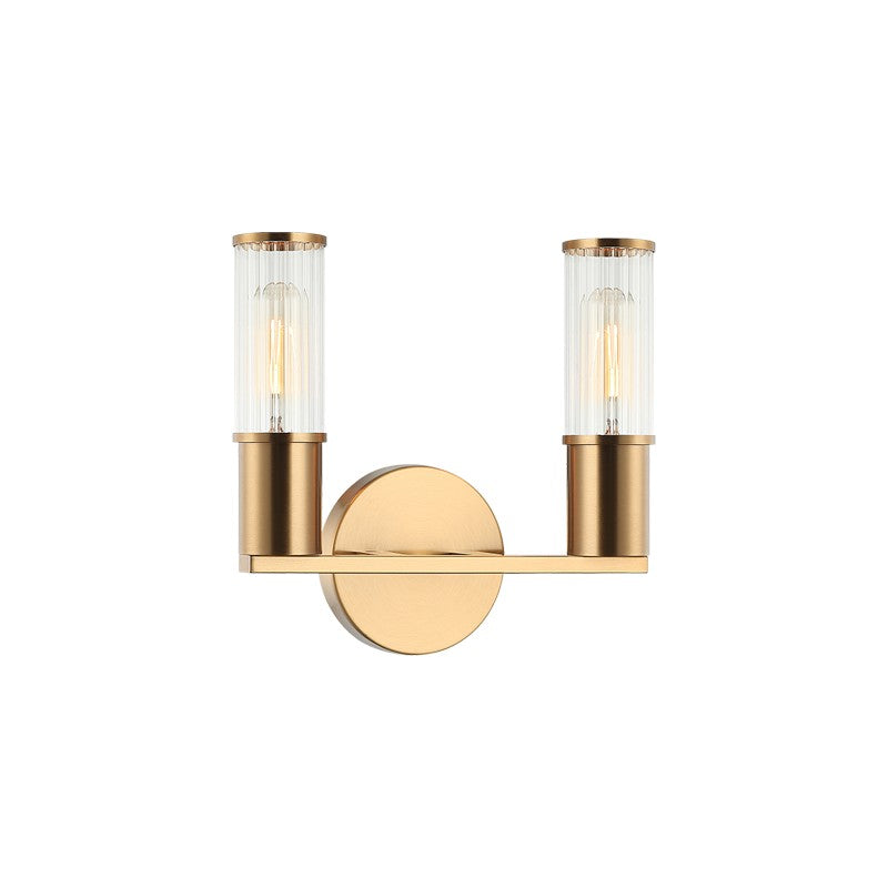 Matteo Canada - S02802AG - Two Light Wall Sconce - Klarice