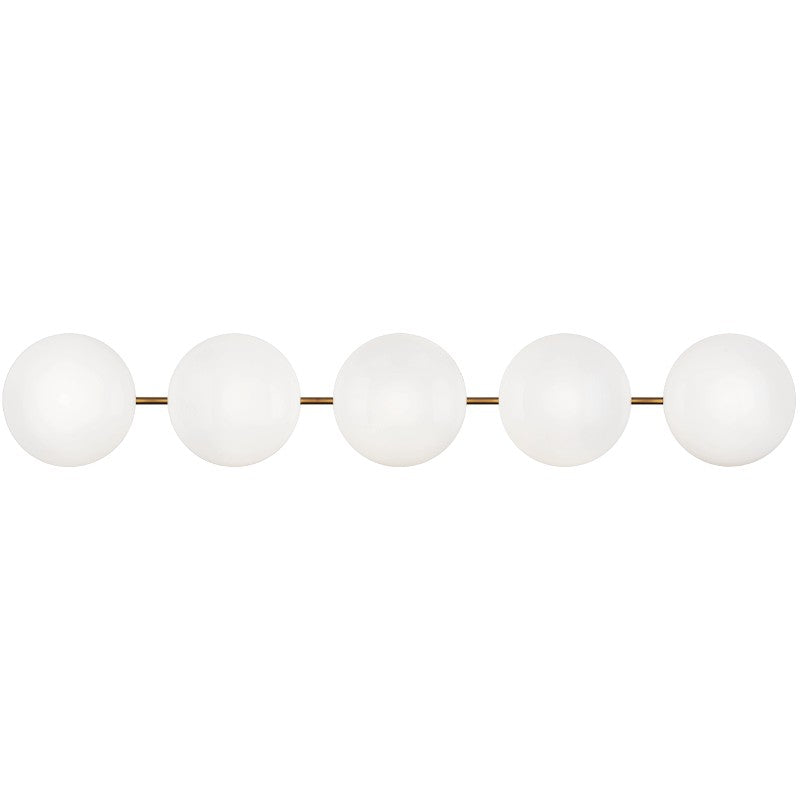 Matteo Canada - S05105AGOP - Five Light Wall Sconce - Pearlesque