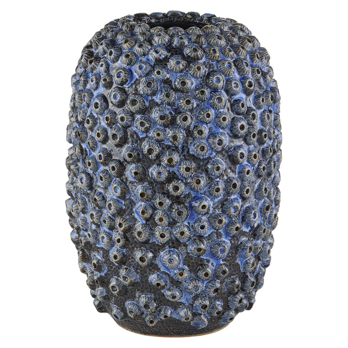 Currey and Company - 1200-0742 - Vase - Deep Sea - Reactive Blue