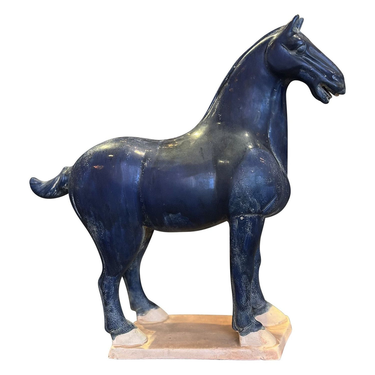 Currey and Company - 1200-0782 - Sculpture - Tang Dynasty - Blue