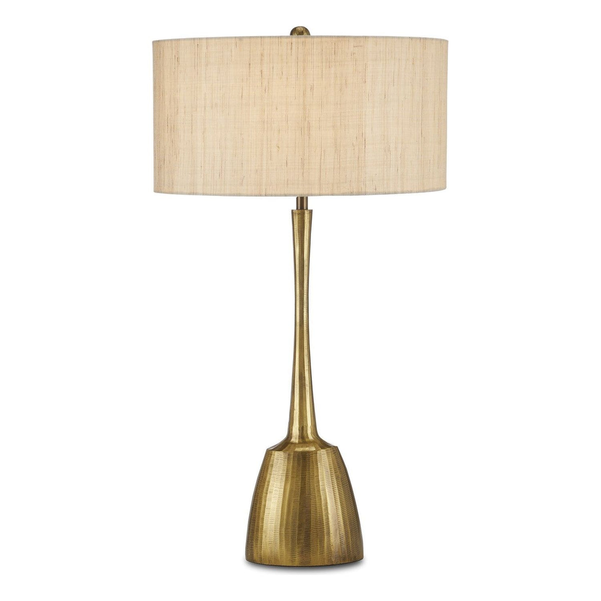 Currey and Company - 6000-0861 - One Light Table Lamp - Cheenee - Antique Brass